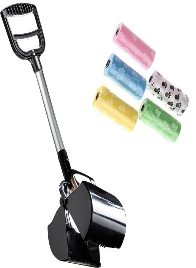 BohoBark Scooper for Large Dogs - Dog Poop Scoop Picker Upper Pet Waste Long Handle Heavy Duty XL Jumbo Scoopers for Grass Yard Doggie Poo Pick-up Claw Scoops... - Image 1